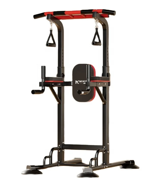 

Power Tower Station With Push up Bars,Upper Body Strength Training Pull up Dip Bar Fitness Equipment