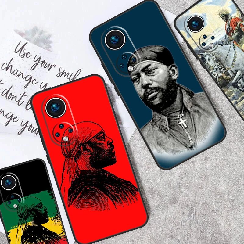 Emperor Menelik Ii Of Ethiopia Adwa Case For Honor Magic 6 Pro 5 Lite 50 70 90 Lite X6 X7 X8 X9 X6a X7a X8a X9a X8b X9b Coque