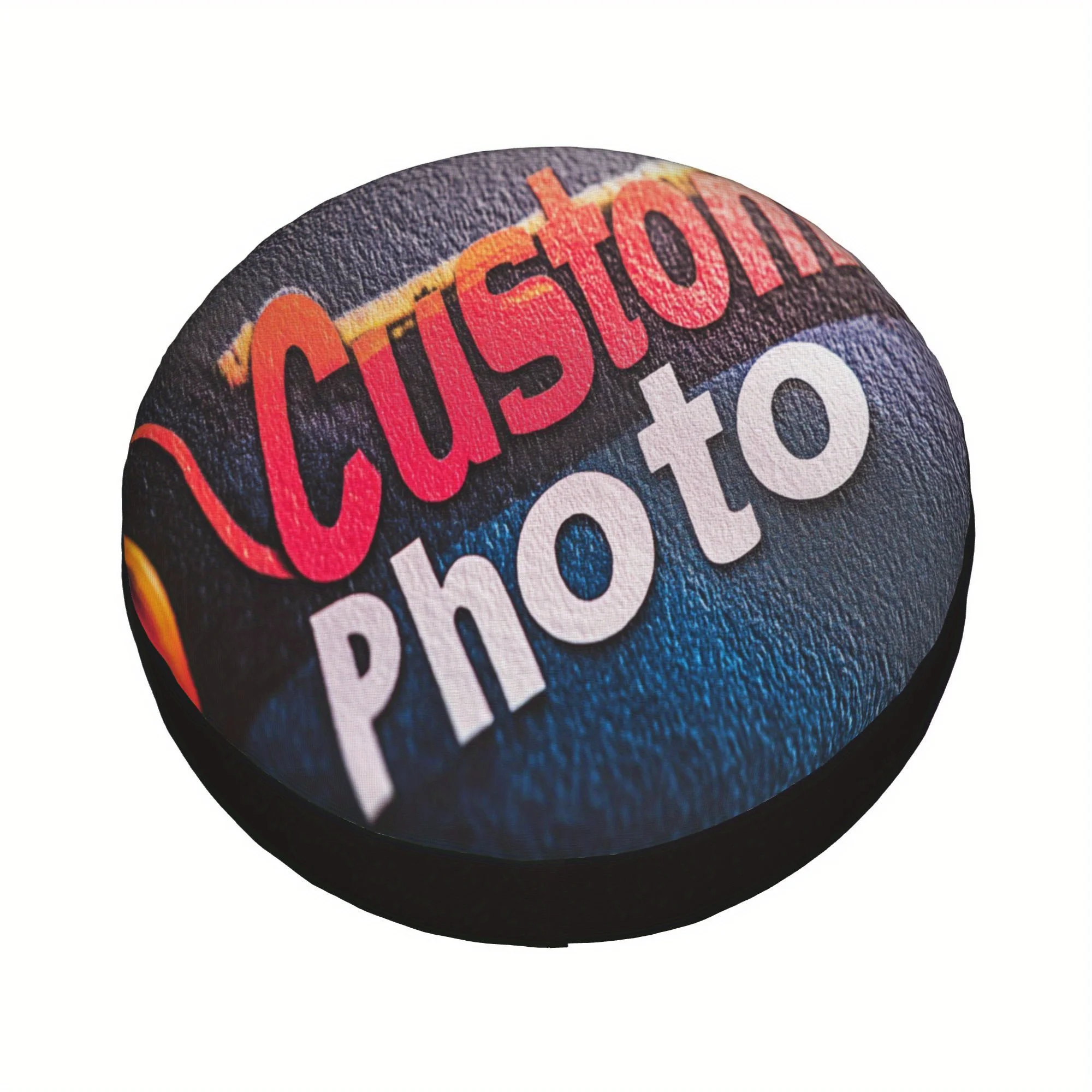 1 Custom Polyester Spare Tire Cover, Personalized Waterproof And Dustproof Protection, Suitable For Cars, Rvs, Suvs, And Trailer