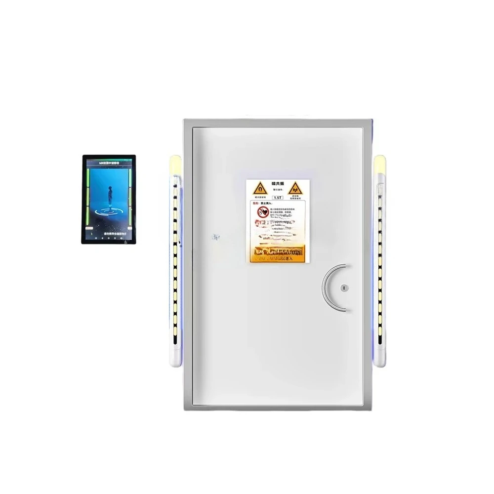 High Sensitivity Ferromagnetic Metal Detection System for MRI Room with Voice Light Alarm Display Screen