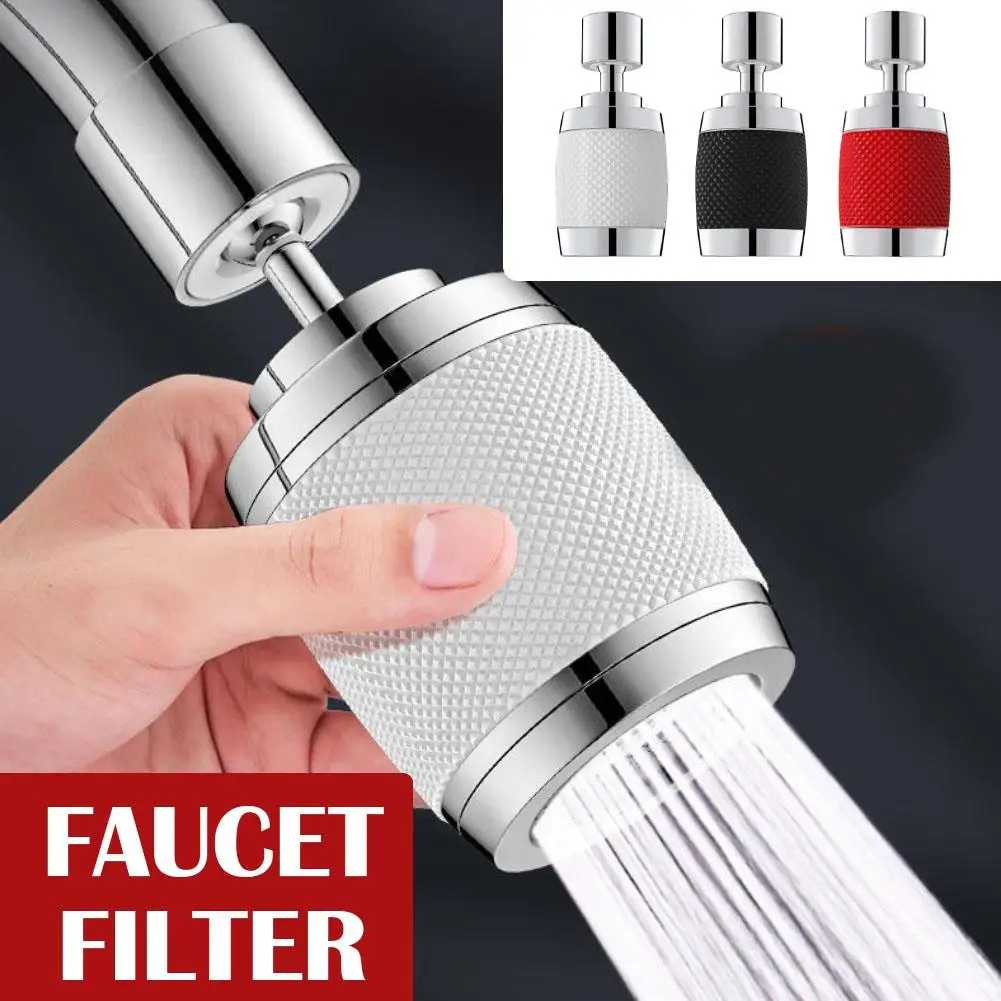 

Kitchen Filter Faucet 720° Swivel 3 Mode Adjustable Faucet Extender Sparkling Water Purifier Splashproof Kitchen Faucet Spout