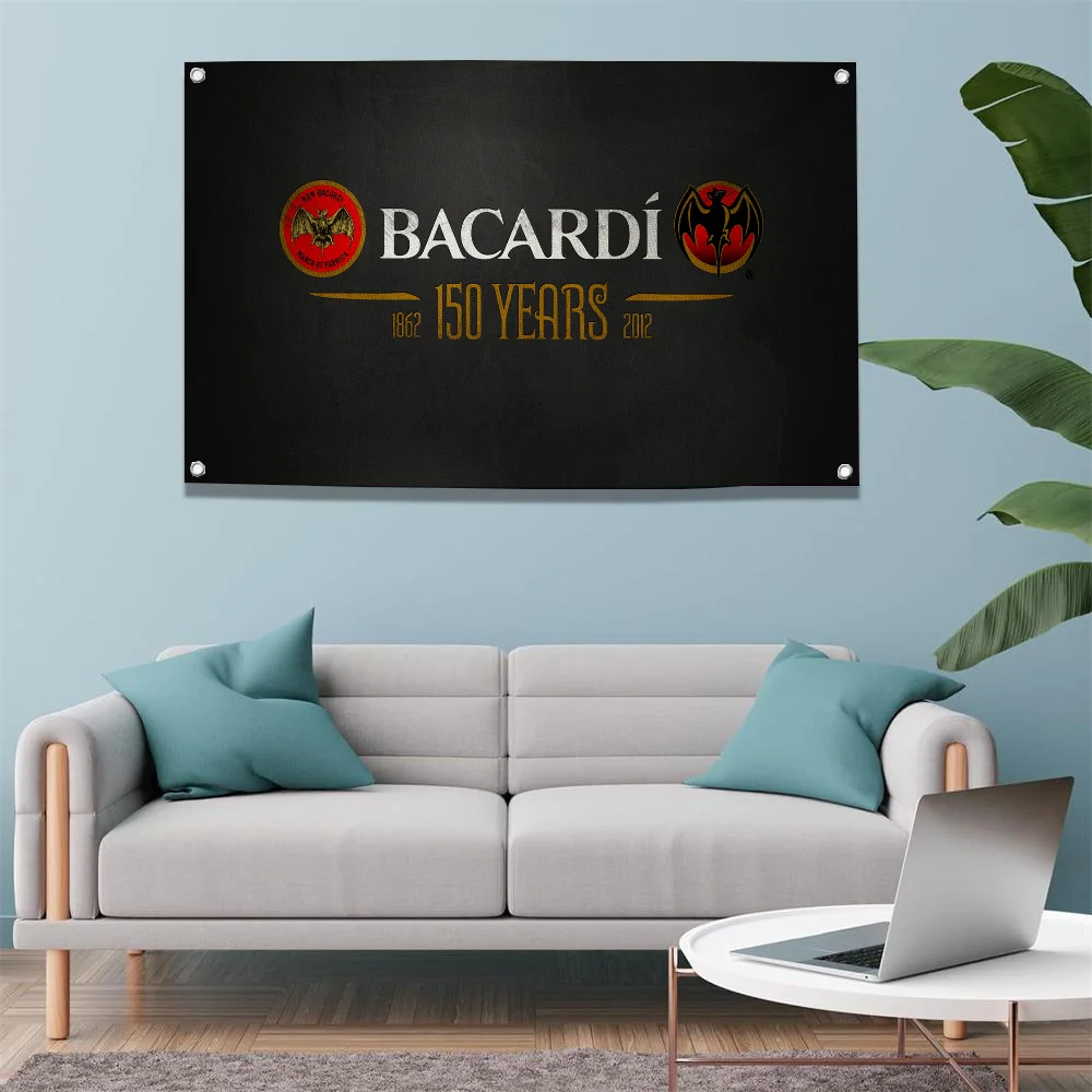 Bacardi Grinch Christmas Decorations Stand Custom Flags for Bedrooms Txt Fall Decoration Halloween Decor Home Flag Colo Colo Blm