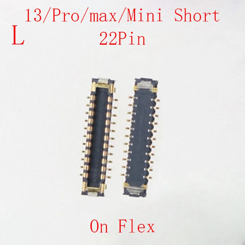 2Pcs 22 26 44 46 Pin Rear Camera FPC Connector On Flex For iPhone 11 12 13 Pro Max Mini Big Back Camera Plug Port On Motherboard