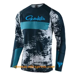 New Gamakatsu Fishing Clothing Long Sleeve Camping Hiking Cycling T Shirt Anti UV Fishing Clothes Quick Drying Jerseys