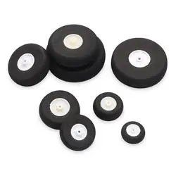 High Quality EVA Sponge Accessories Black Tail Wheels RC Airplane Replacement Wheel Hub Plane Toy Parts