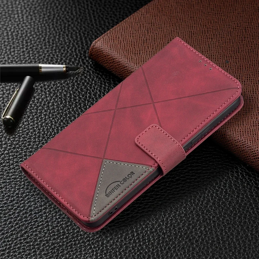 Sarung dompet dengan Slot kartu lipat magnetik, sarung kulit untuk Xiaomi Redmi 13C 12 12C 10C Note 13 12S 11 Pro 10 9 8 7 Poco X5 11T 13T