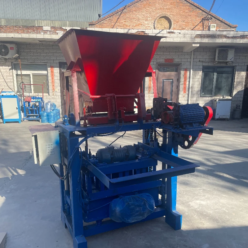 Small Clay Brick Making Machine Concrete Block Cement Interlock Manual Red Mud Fly Ash Bricks Making Machinery Automatic Modern