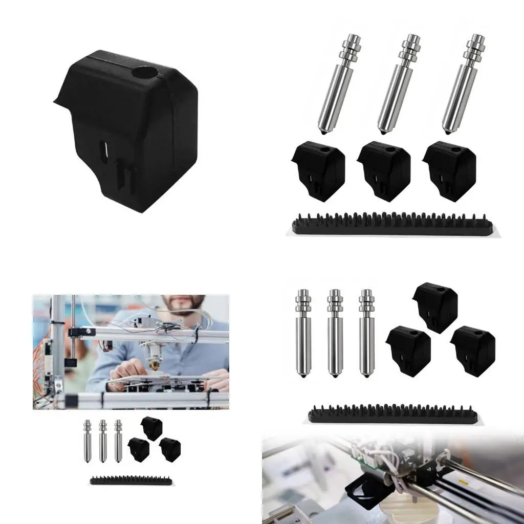 0.4Mm Hardened Nozzle Replacement Set for 3D Printer Fast Installation and Removal  D2RC