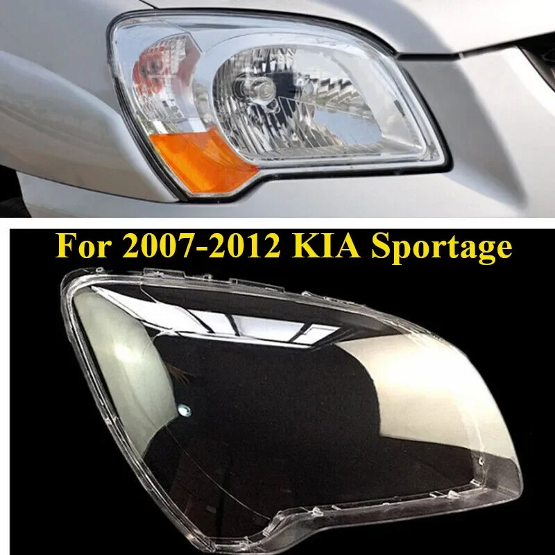 For 2007-2012 KIA Sportage Right Side Car Headlight Lens Clear Lamp Cover