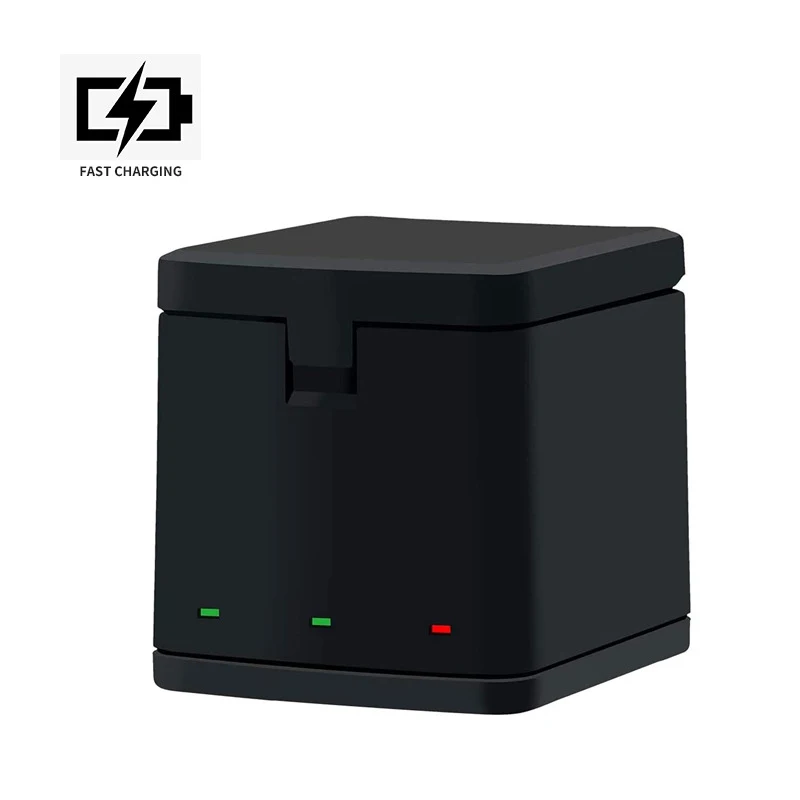 3 Slots Quick Battery Power Charger Cradle for GoPro Hero 9 10 11 12 Black Camera Battery