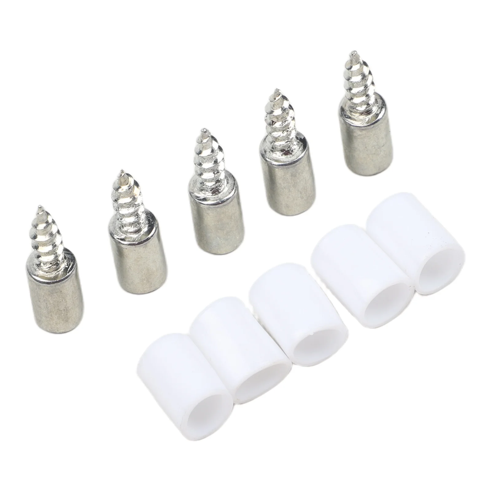 30PCS Metal Shelf Support Pegs with Non-Slip Sleeve for Bookshelves Display Cabinets Pantry and Storage Shelving