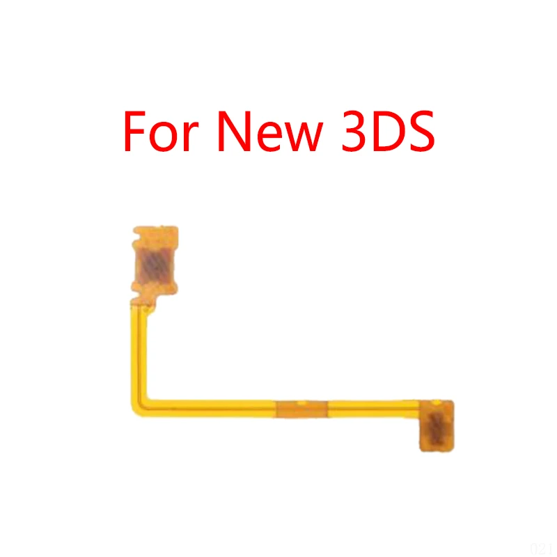 10 pz/lotto per Nintendo New 3DS Volume Button Mute Power On / Off Key Ribbon Flex Cable