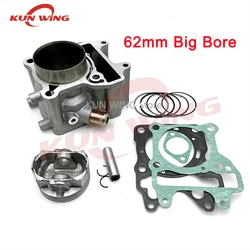 175cc 62mm Big Bore Cylinder Piston Kit for Honda PCX125 Click125i Lead WW PCX Forza 125 4-Stroke 12100-KZR-600 Motorcycle Parts
