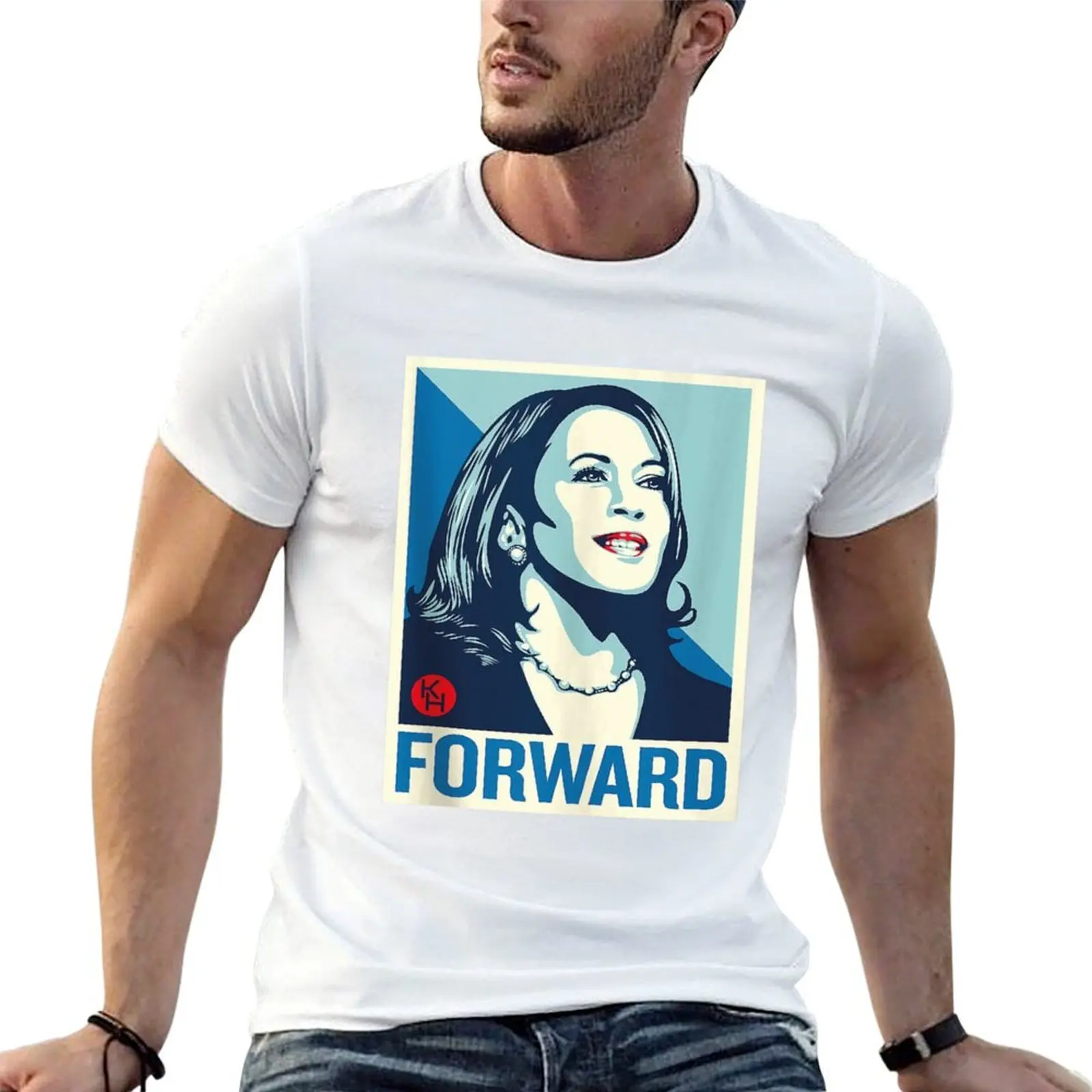 KAMALA IS HOPE T-Shirt All Match Basic Short Sleeve Top
