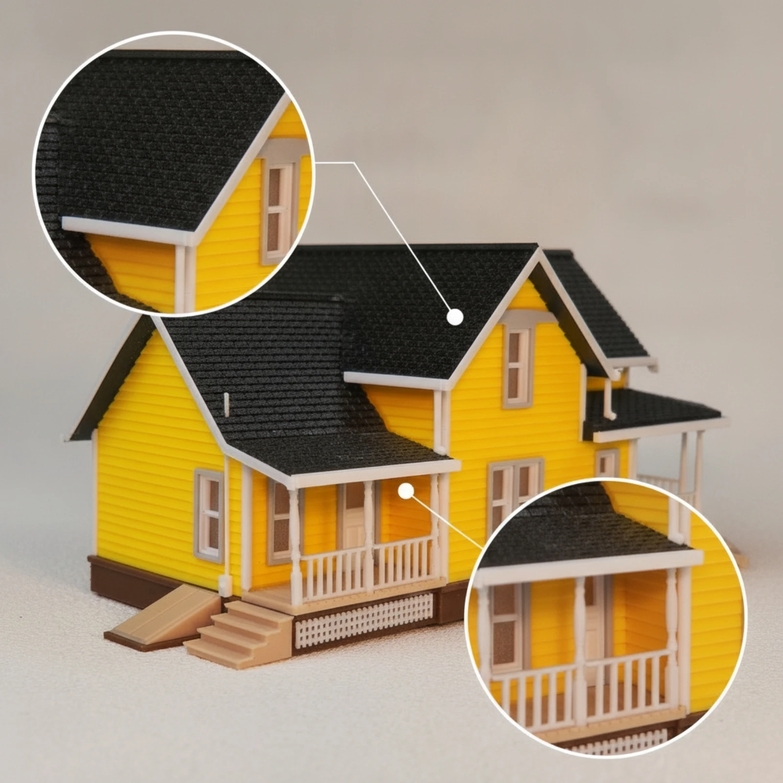 miniature-villa-with-porch-finished-1-64-scale-house-model-american-style-house-model-compact-diorama-building-realistic