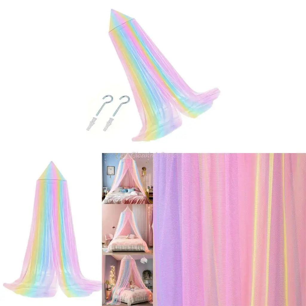 Y1ub redondear cuna cuna niña decoración habitación las niñas