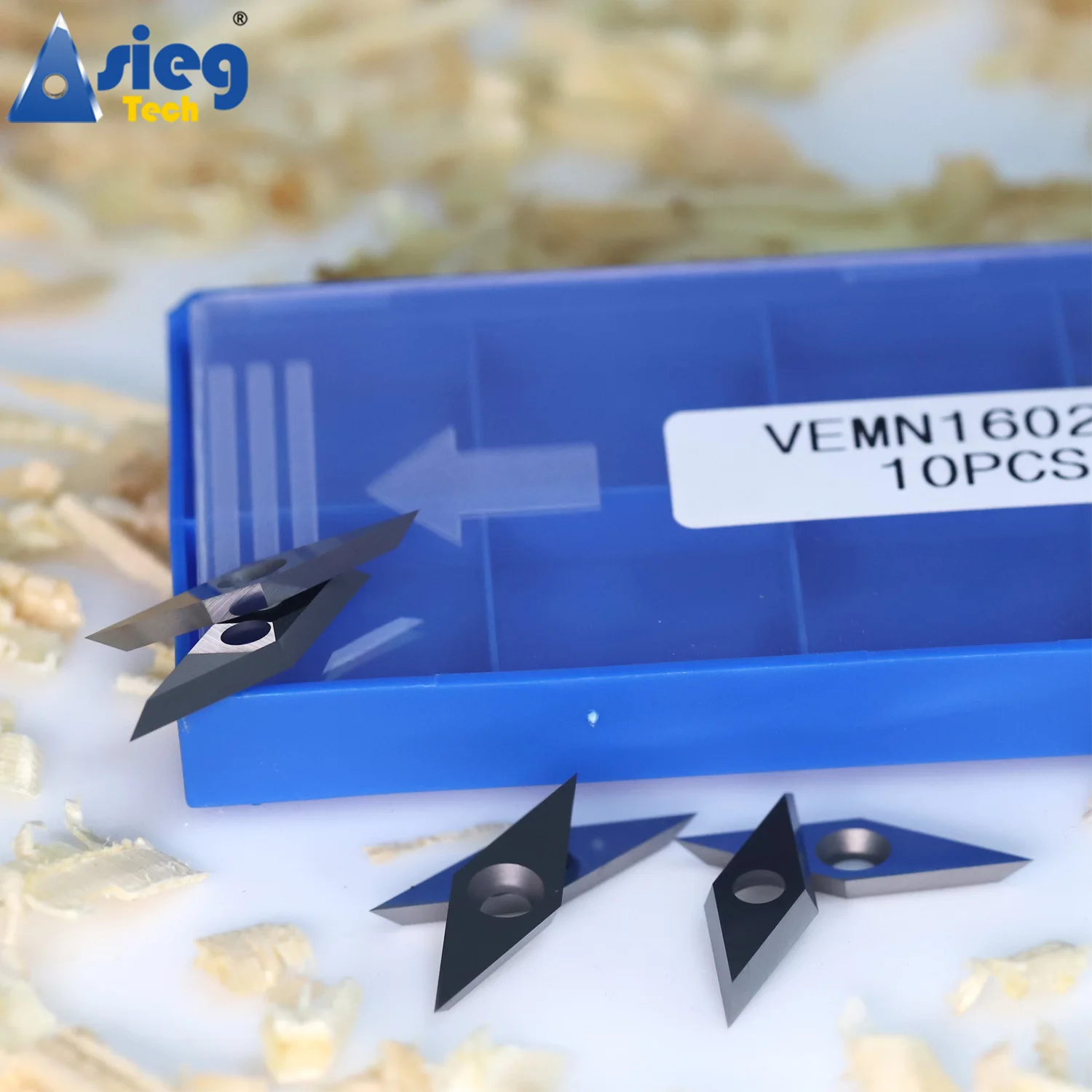 

ВЭМН160202 30×10×2,5мм-30 ° Нож с твердосплавными пластинами, алмазный нож для токарной обработки дерева, инструмент, делайзер, финишер, 10 шт.