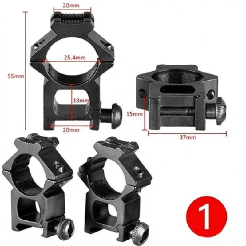 High quality dovetail track clip, top 20MM card slot pipe clip, aiming fixture, aiming fixture, laser bracket