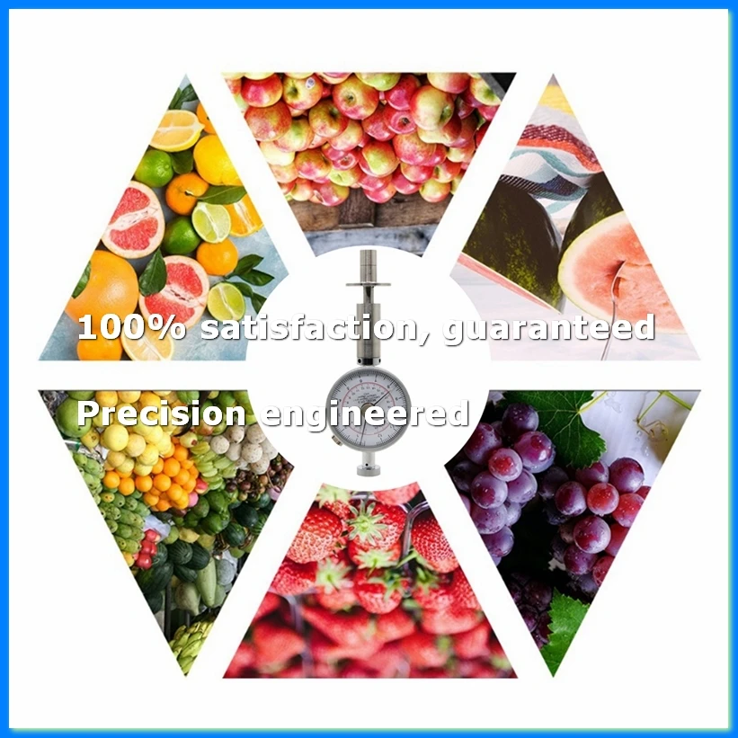 Portable Pointer Fruit Hardness Tester -3 Fruit Penetrometer for Pears Grapes Oranges Fruit Sclerometer-ABVK