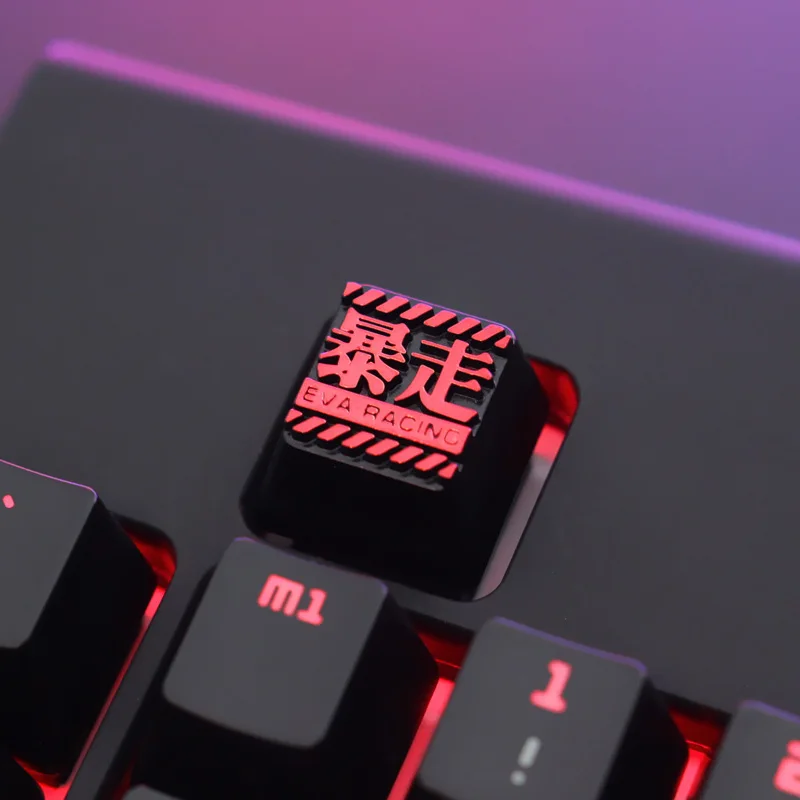 1pc Zinc Aluminium Alloy Key Cap Mechanical Keyboard keycap for DNF Dota 2 OW PUBG Genji R4 Height Stereoscopic relief