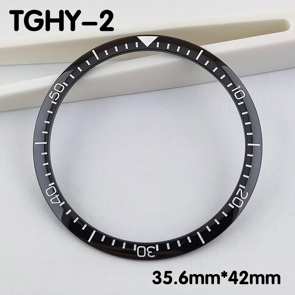 42MM Bezel Ceramic Sloping Bezel For Men Watch Parts Replacement Accessories Bezel Repair Tool TGHY Watch Bezel Watch Ring