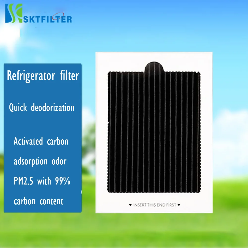 2pcs Refrigerator Air Filters Activated Carbon Mesh Filter For Electrolux 242061001 242047801 242047804 Fridge Accessories