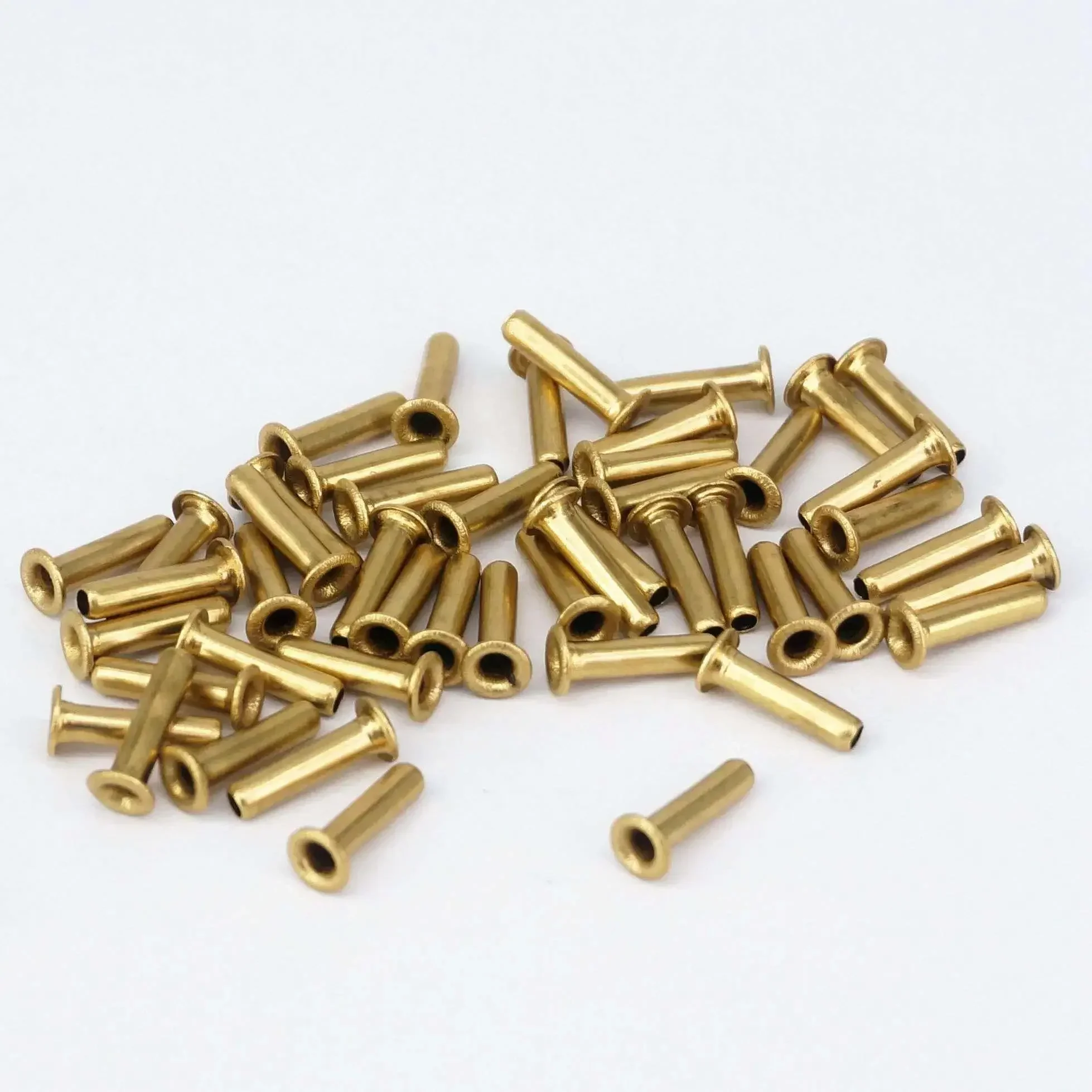 Confezione da 50 pezzi Fit Tube I.D 2.5/4/6/8/10/12mm inserto a compressione in ottone raccordo per tubo di compressione