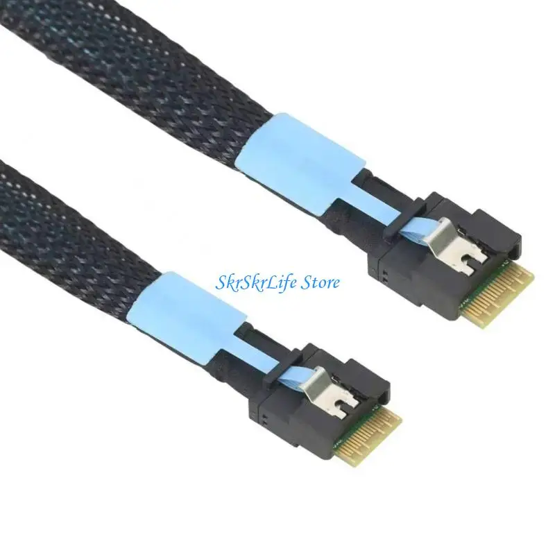 E65E Internal PCIE 38Pin SFF-8654 4I Hard Drive Cable For Server Data Center Servers Hard Disk Computer Accessories