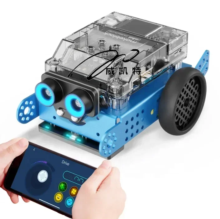 eParthub Makeblock mBot Neo mBot 2, программируемый комплект робототехники с дистанционным управлением, Wi-Fi mBot2, автомобиль с кодированием царапин и питона