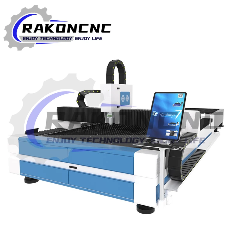 Exchange Table 1000w/2000w Fiber Laser cutting Machine For Metal Sheet Equip With servo Motor