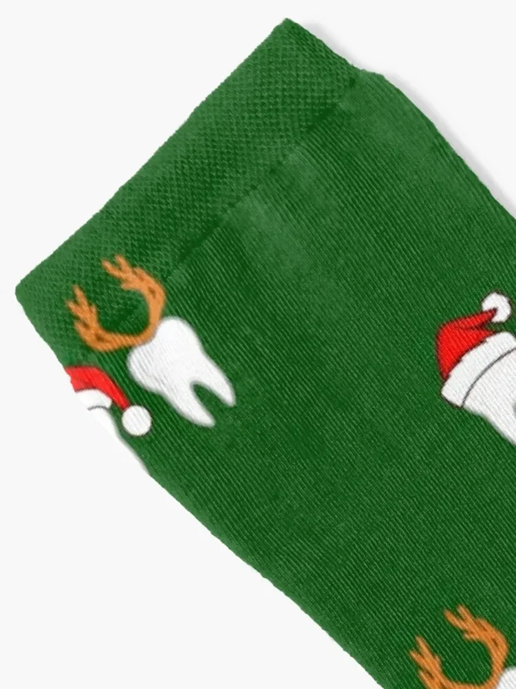 Christmas Teeth Dentist Gift Socks funny gift loose Men's Socks Luxury Women's