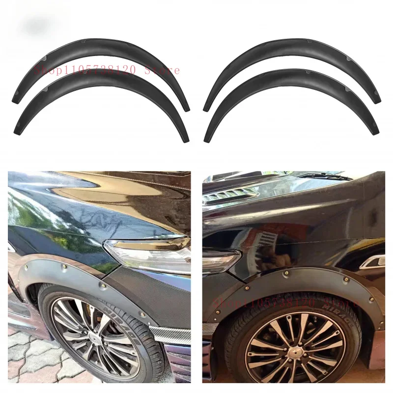 High Quality Larger Size Eyebrow Wheel Arch Mudguard Exterior Accsori Sedan Coupe