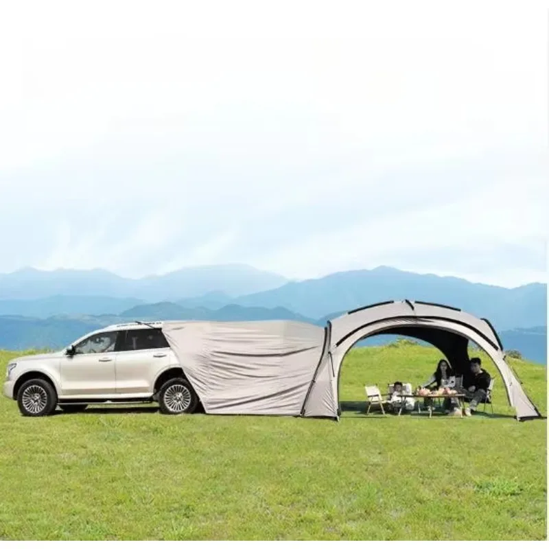 2025 Trending Single-Layer Black Rubber Dome Tent Oxford Outdoor Camping Sunshade Space-Saving Rainproof Ball Tent For Overnight