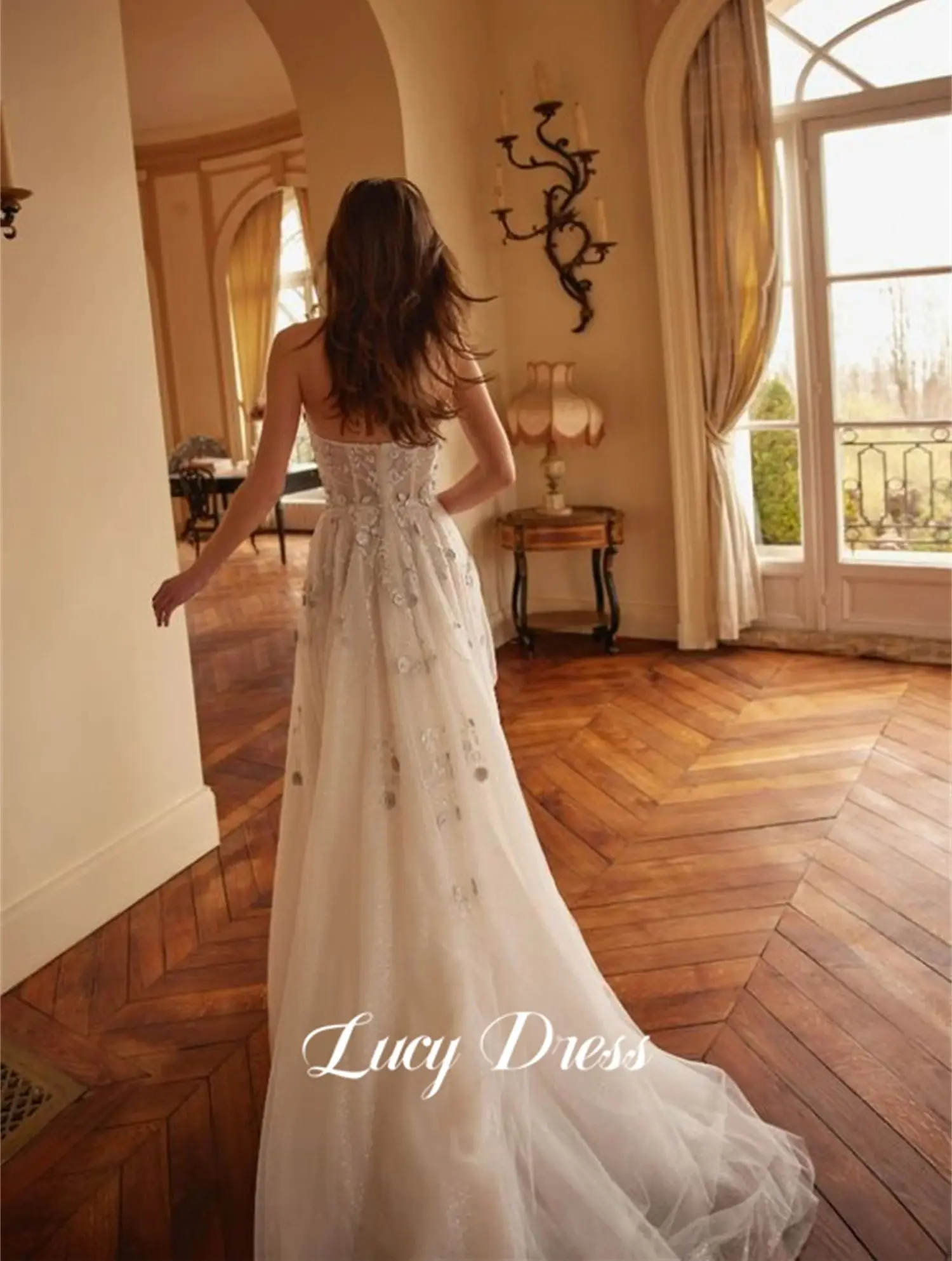 Lucy Party Dress Wedding Line A Sharon Happy Evening Dresses Women Parties Elegant Woman Prom vestidos de fiesta prom dresses