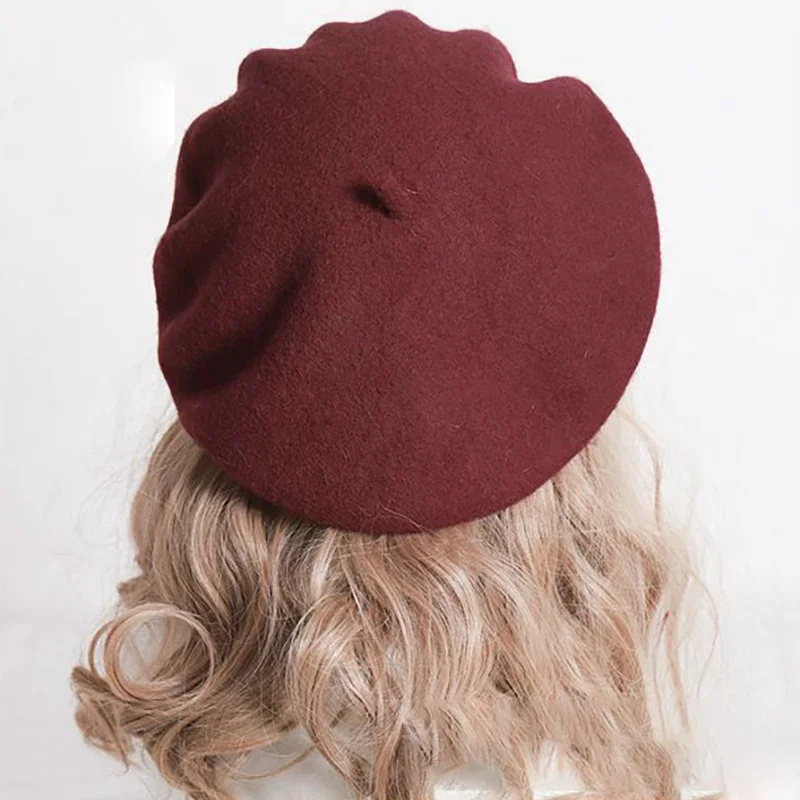 Lolita Plaid duża kokarda śliczny Beret jesienno-zimowa czapka czapka wełniane czapki Vintage Fascinator francuskie czapki dla kobiet dziewczyn