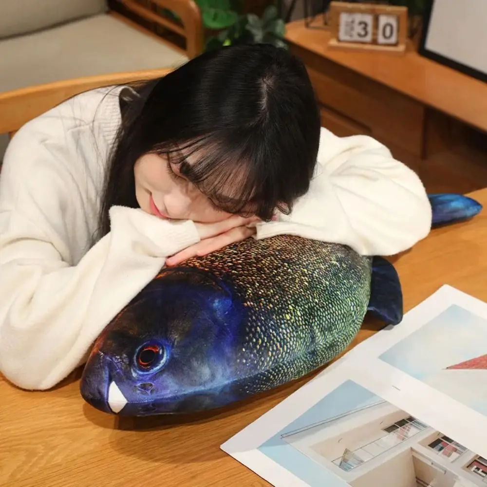 

Perch Simulation Fish Pillow Grouper Stuffed Cartoon Fish PP Cotton Lovely Fish Anime Pillow Dolls Girls Chrismas Gift