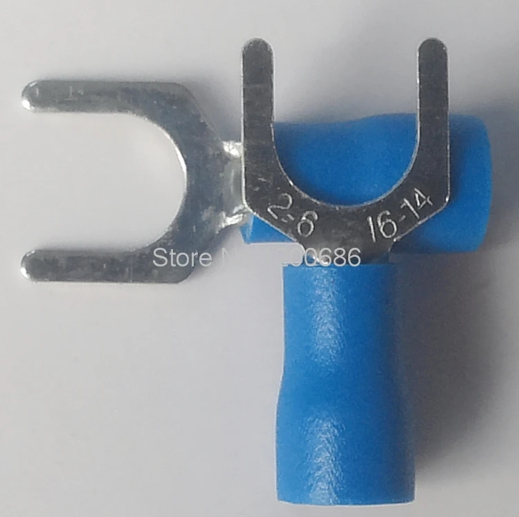 

SV2-6 fork-shaped pre-insulator cold-pressing terminal SV2.5-6 100 only