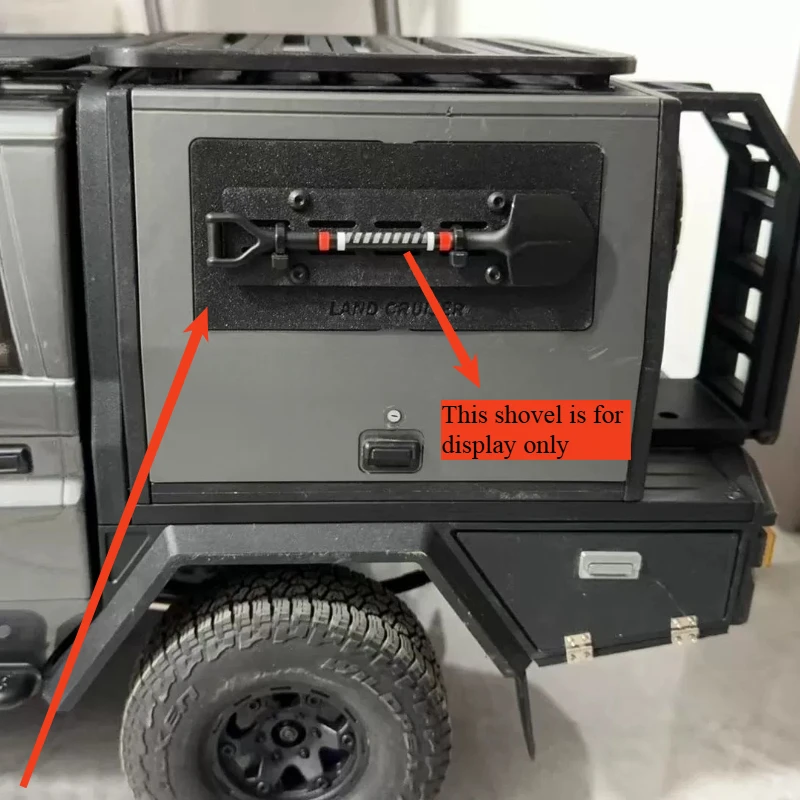 1/10RC Tailgate Window Trailing Plate for RGT EX86160 LC79 Crawler Car Modification Part Upgrades Replacement Scale Accessories