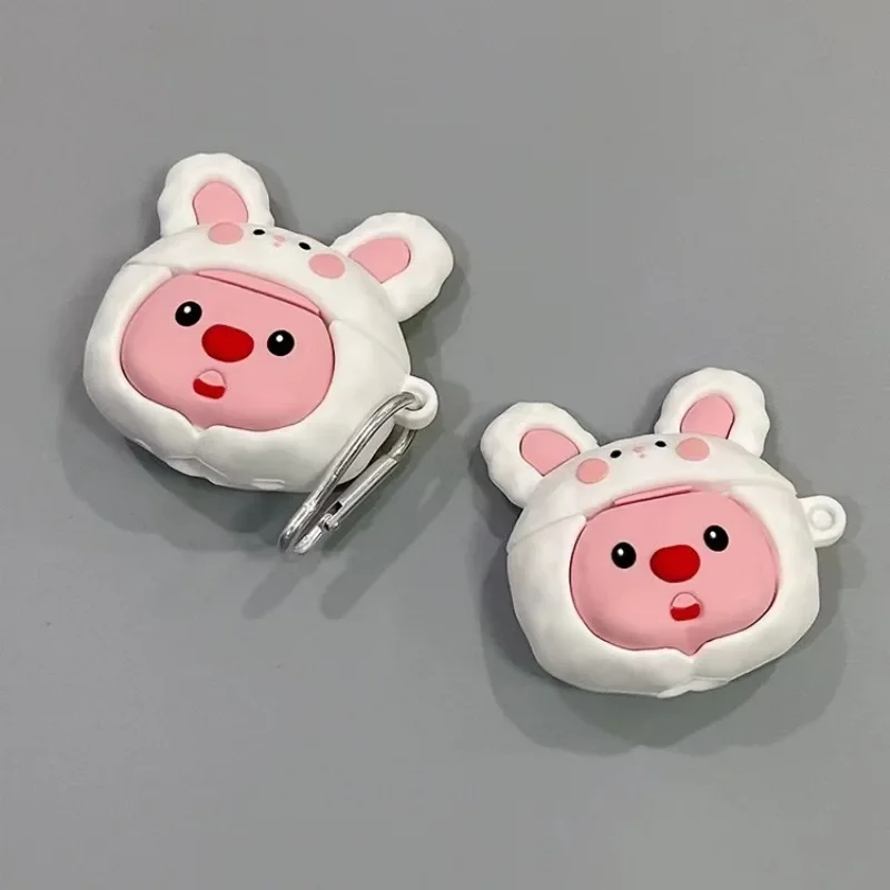 

Чехол для наушников с рисунком Little Beaver Loopy подходит для Airpods 1/2, милый чехол с защитой от падения