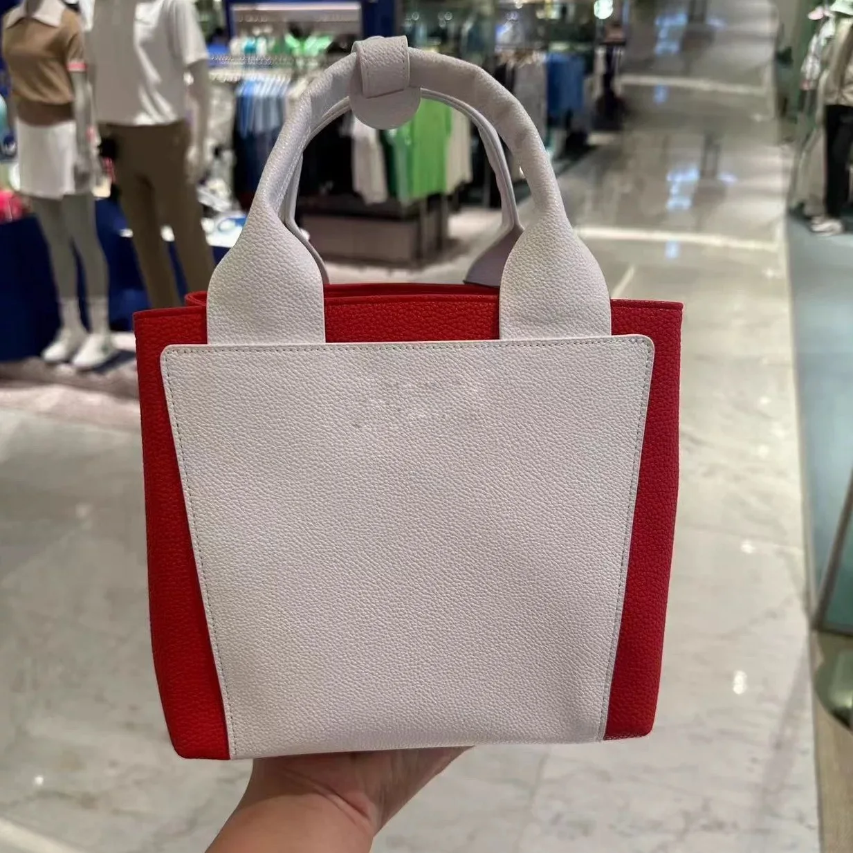 حقيبة ملابس الجولف، حقيبة كروس نسائية محمولة باليد، حقيبة جولف عصرية ذات سعة كبيرة 22*24*18 سم #4