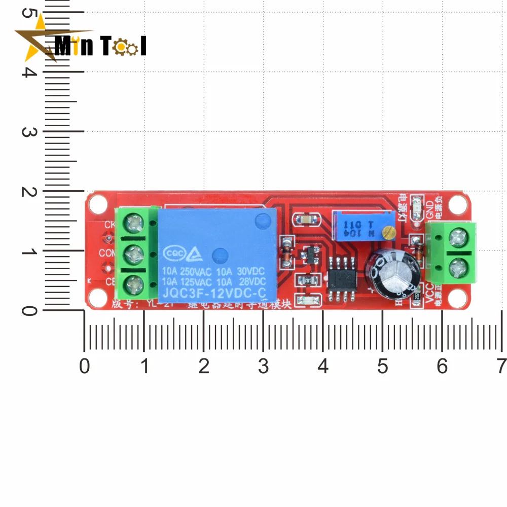 DC 5V 12V Time Delay Relay NE555 Time Relay Shield Timing Relay Timer Control Switch Relays Pulse Generation Cycle  Power Supply