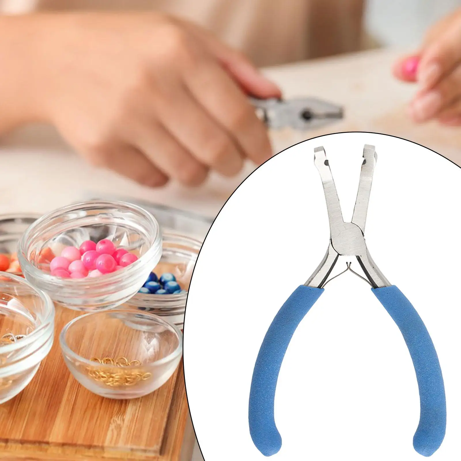 Jewelry Pliers Heavy Duty Portable Multifunctional Bead Crimping Pliers for Crafting Projects Jewelry Making Tool Jewelry Repair