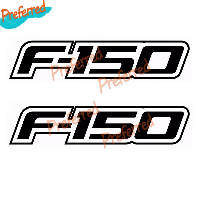 2x Pegatinas JDM F-150 Truck Decals Bedside Window Car Vinyl Sticker F150 Decal - Customizable in Any Sticker Size-No Background