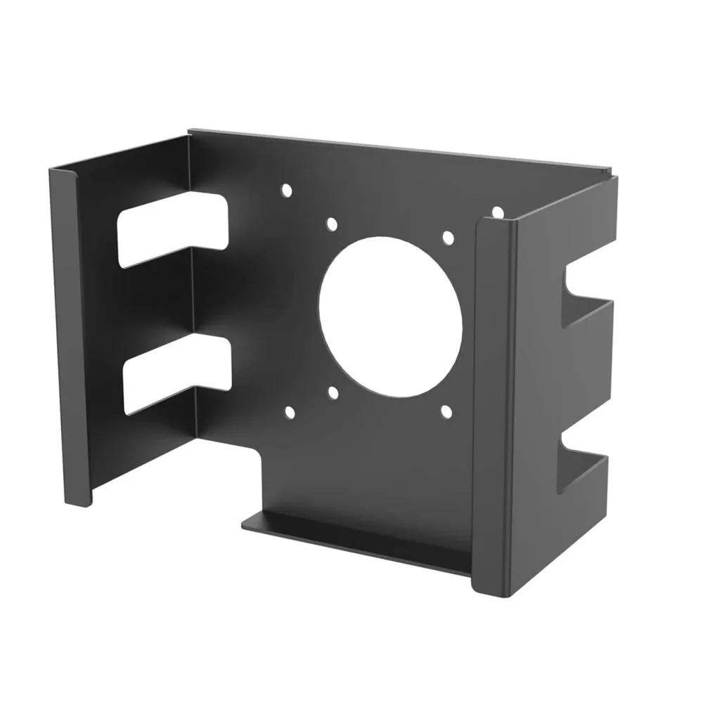 Metal Storage Rack For Mac Studio Mac Mini M4 Desktop Mount Bracket Space Saving Under Table Wall Hook Organizer Holder System