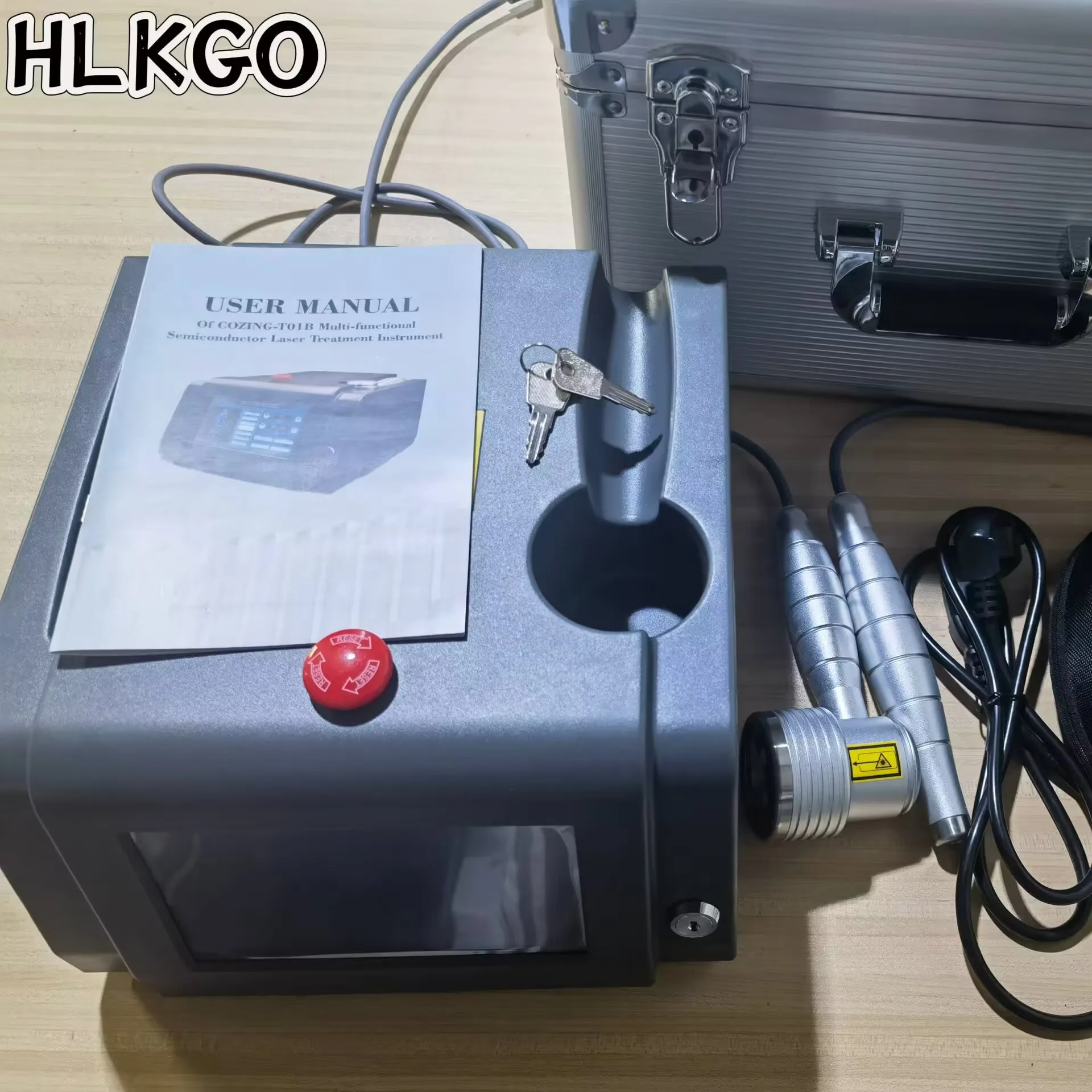 

HLKGO Advanced 1055mW Cold Laser LLLT - 16-диодный (650нм+808нм) лазер для терапии хронической боли и заживления ран