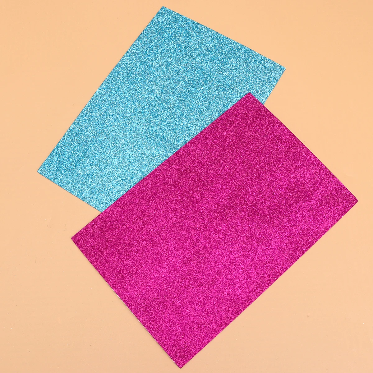 

20Pcs Thickened Bright Color Glitter Sponge Sheets Self-Adhesive Craft Stickers for DIY Scrapbooking Home Office Decoration