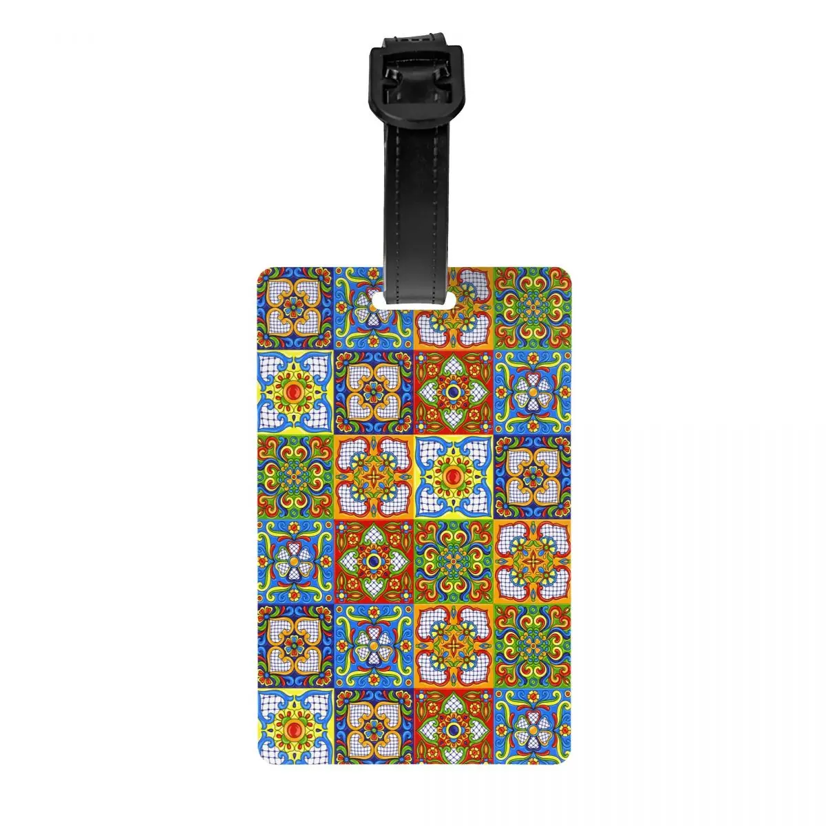 

Изготовленная на заказ мексиканская плитка для багажа с именной карточкой, конфиденциальная обложка, идентификационная этикетка для дорожной сумки, чемодана