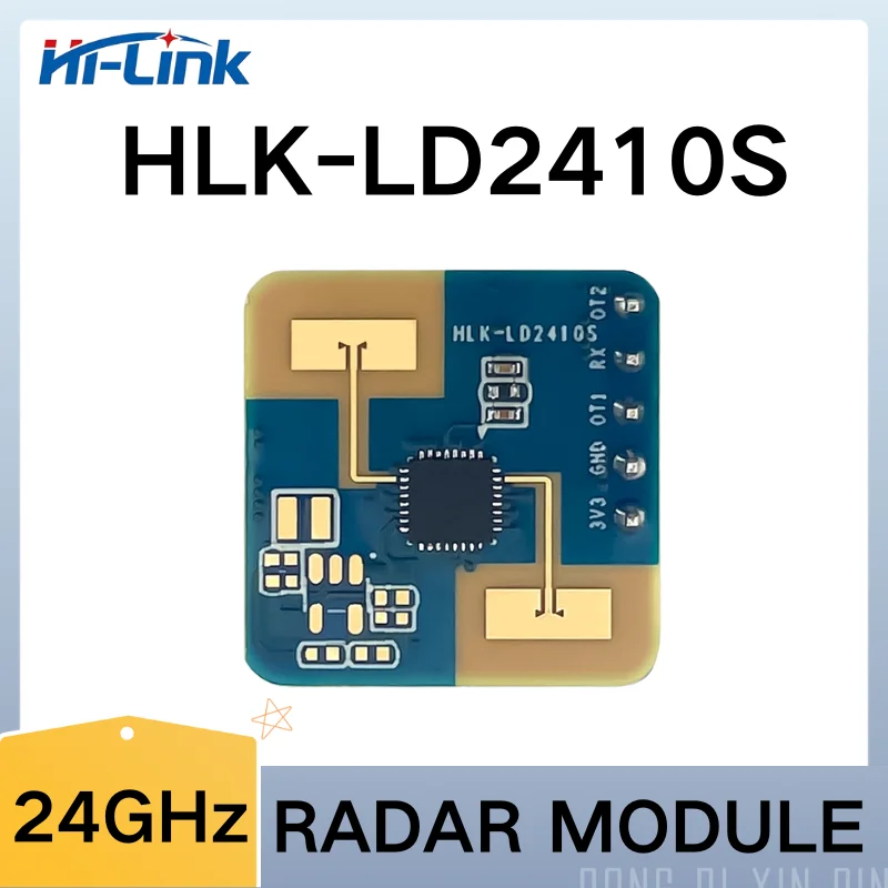 

Бесплатная доставка 1 шт. 24 ГГц HLK-LD2410S радарный датчик 0,1 мА 3,3 В миллиметровая волна обнаружения присутствия человека переключатель движения