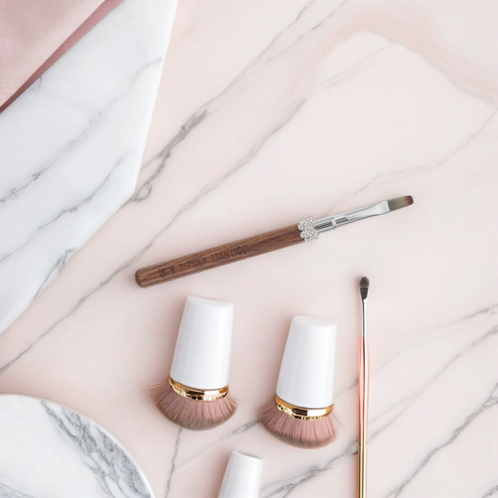 

Кисть для дизайна ногтей, длинная овальная деревянная ручка для 3D-скульпления, градиентный дизайн, профессиональный маникюрный инструмент для салона, домашнего использования