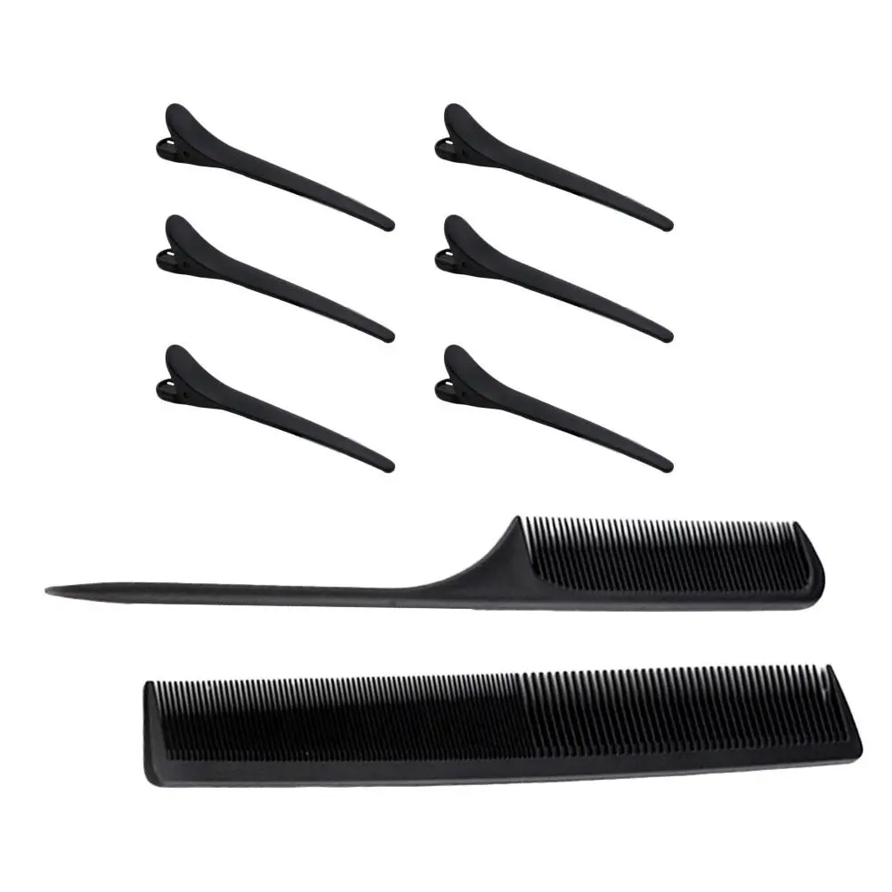 

2 Pcs Hair Clips Comb Hairdressing Barber Cutting Haircut Combs Hairpins Styling